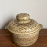 Stoneware sugar bowl