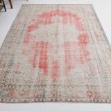 6x8 57s antique vintage rug, 190x264cm