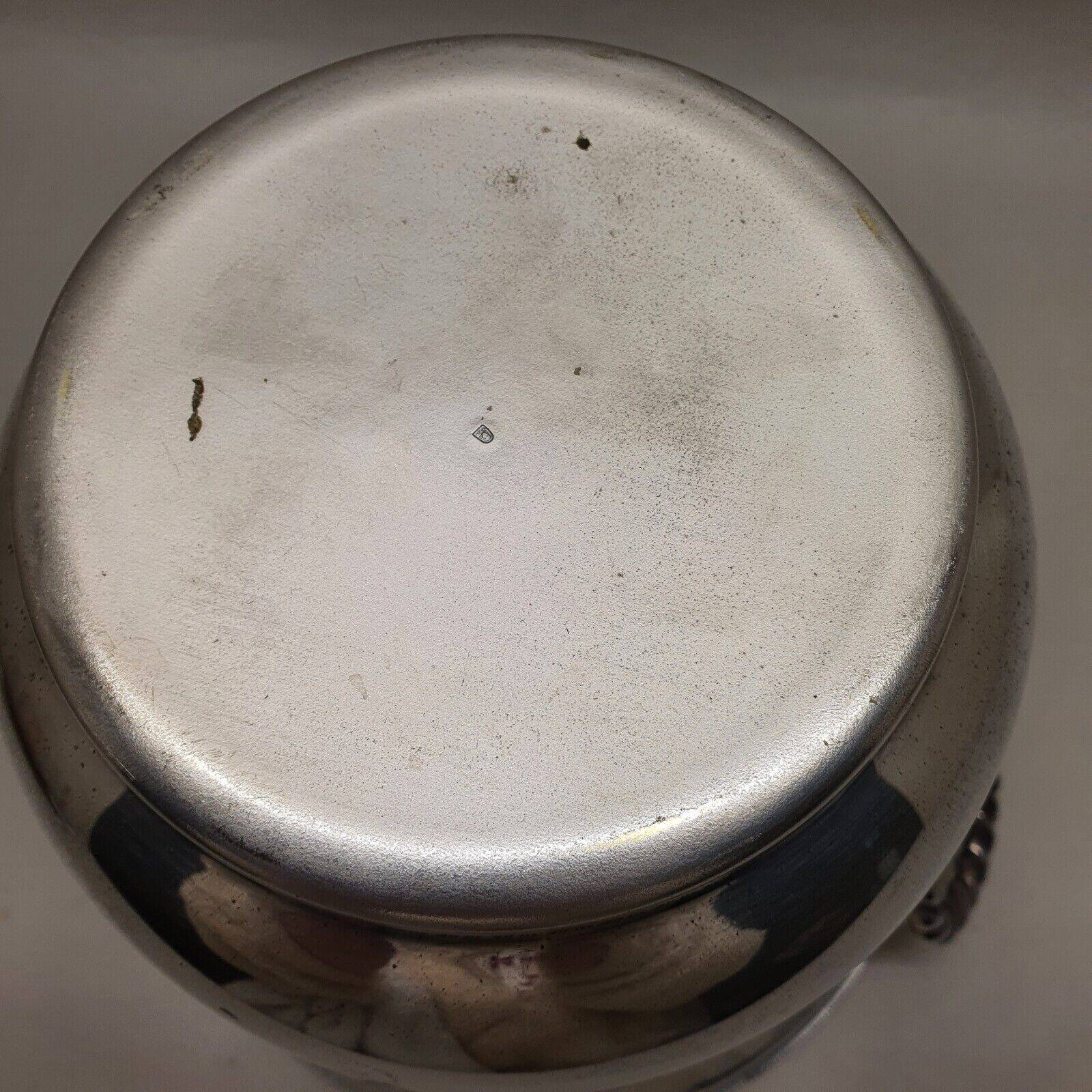 Rare silver metal champagne bucket signed veuve clicquot ponsardin lion head