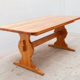 Alpine-inspired brutalist dining table