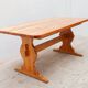 Alpine-inspired brutalist dining table