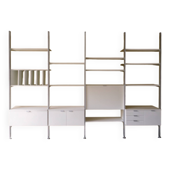 Bibliothèque murale « CSS » de george nelson pour herman miller / mobilier