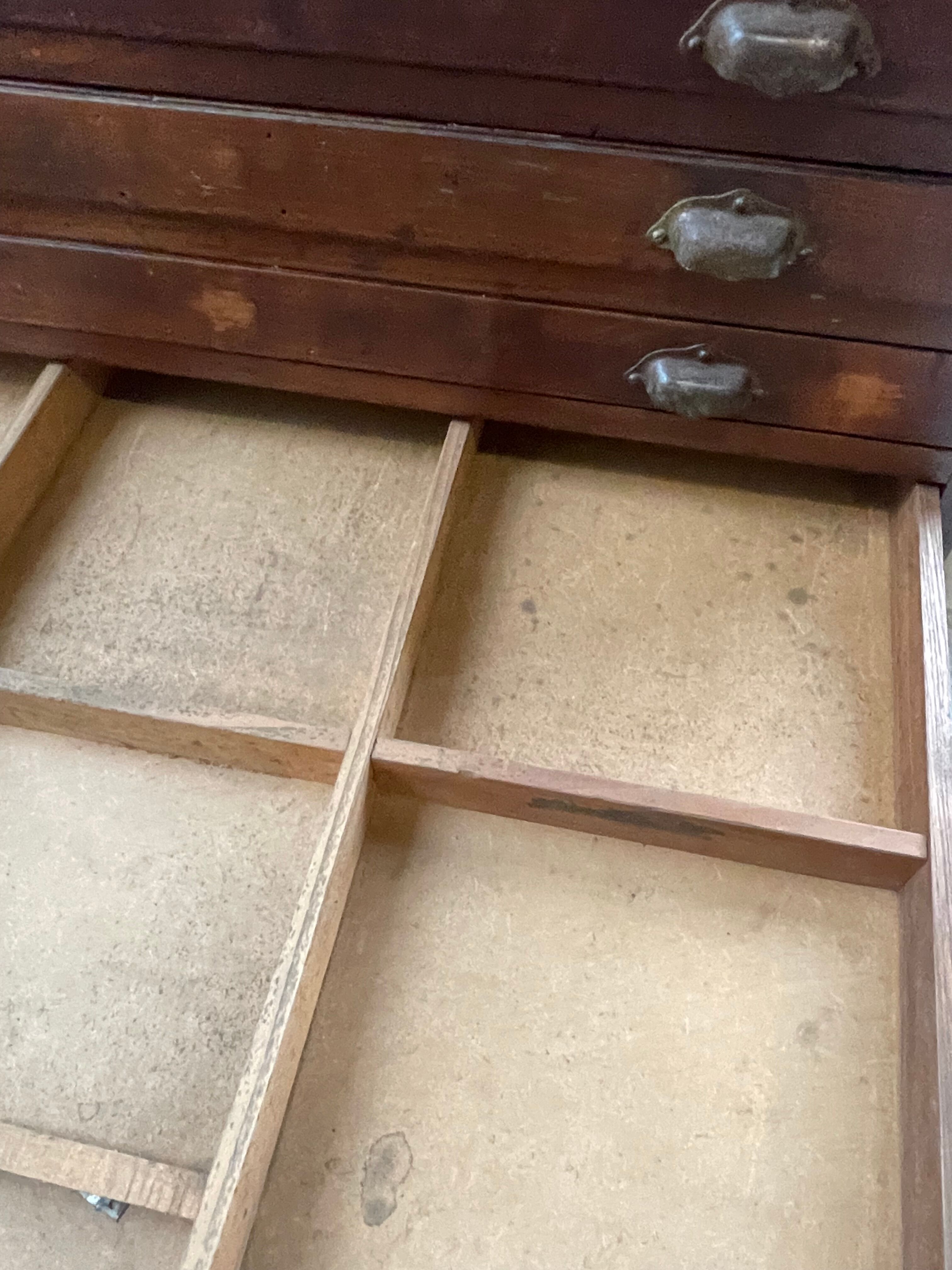 Workshop furniture printing with drawers XL oak