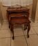 Set of 3 nesting tables in solid cherry wood.