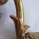 Paire d'appliques murales en bronze style Empire anciennes