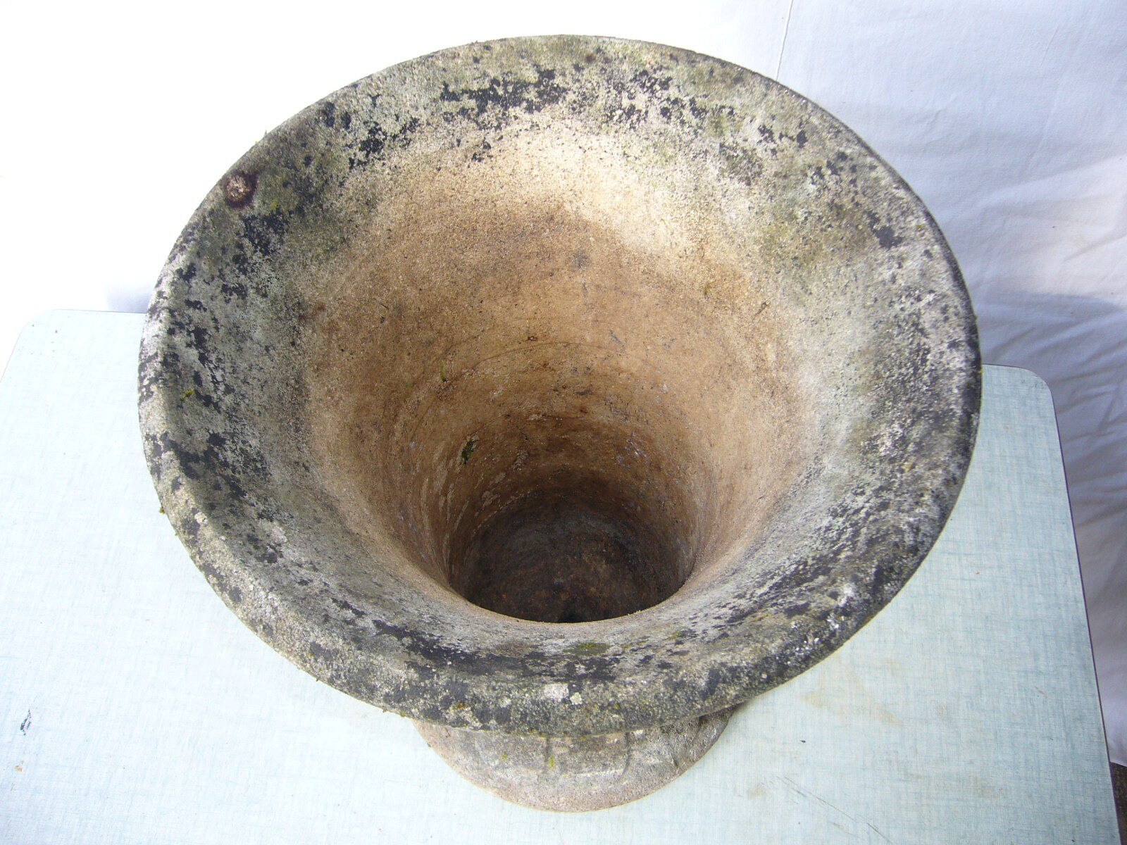 Stone pot for garden