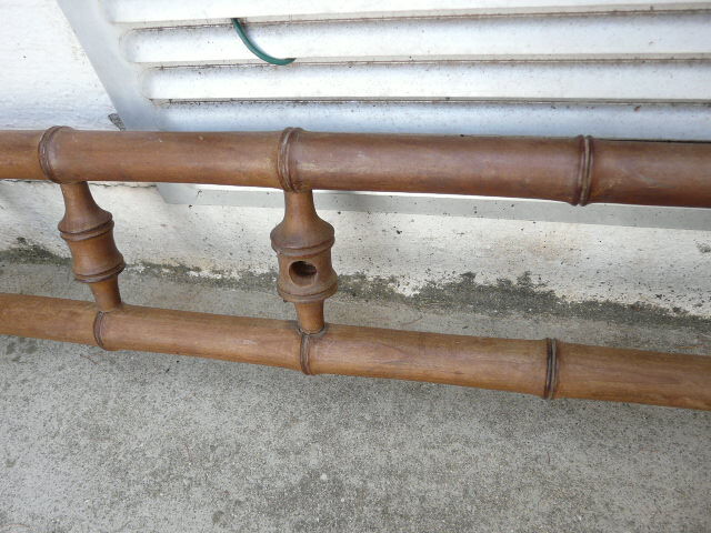 bamboo coat holder Napoleon III 4 hooks