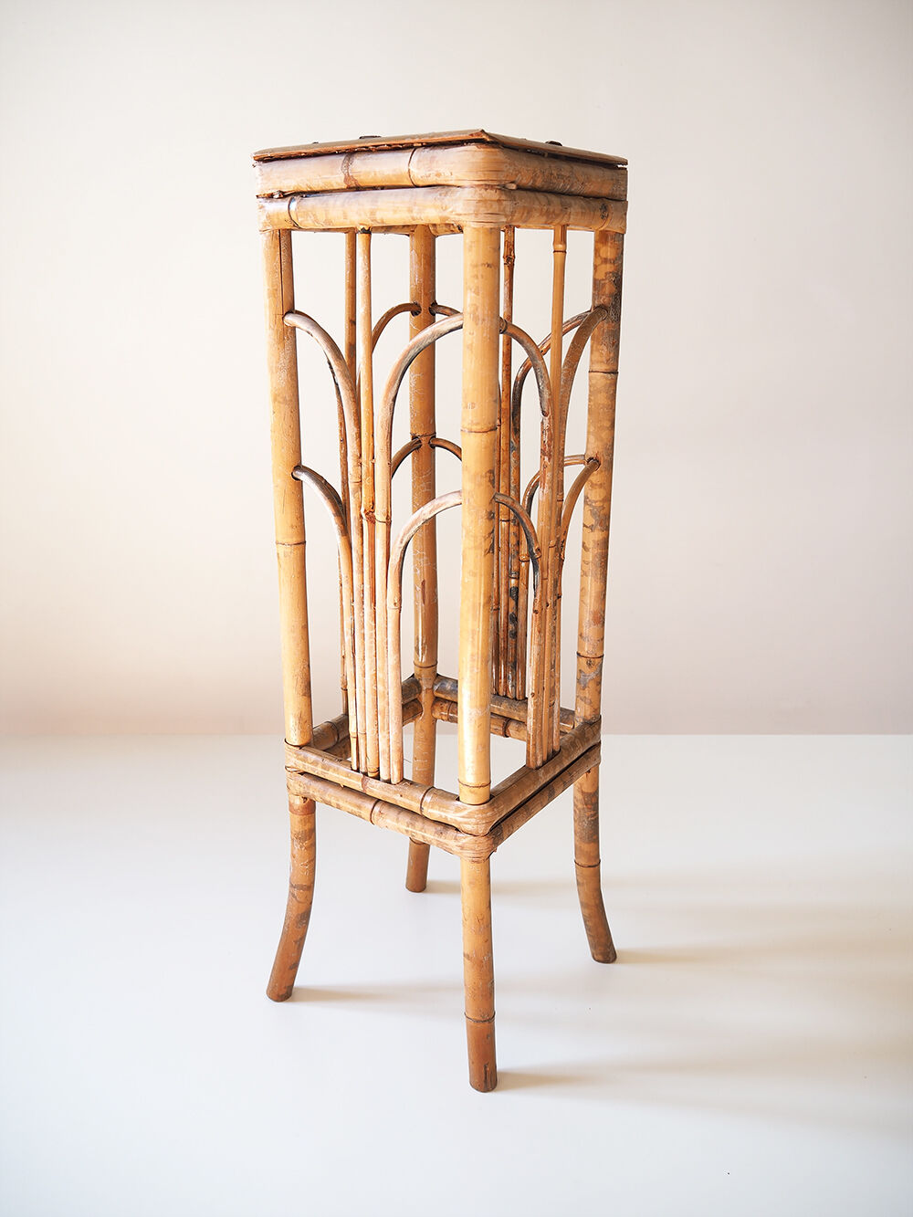 Pair of bamboo and vintage rattan harnesses