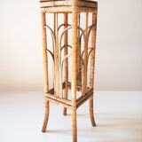 Pair of bamboo and vintage rattan harnesses