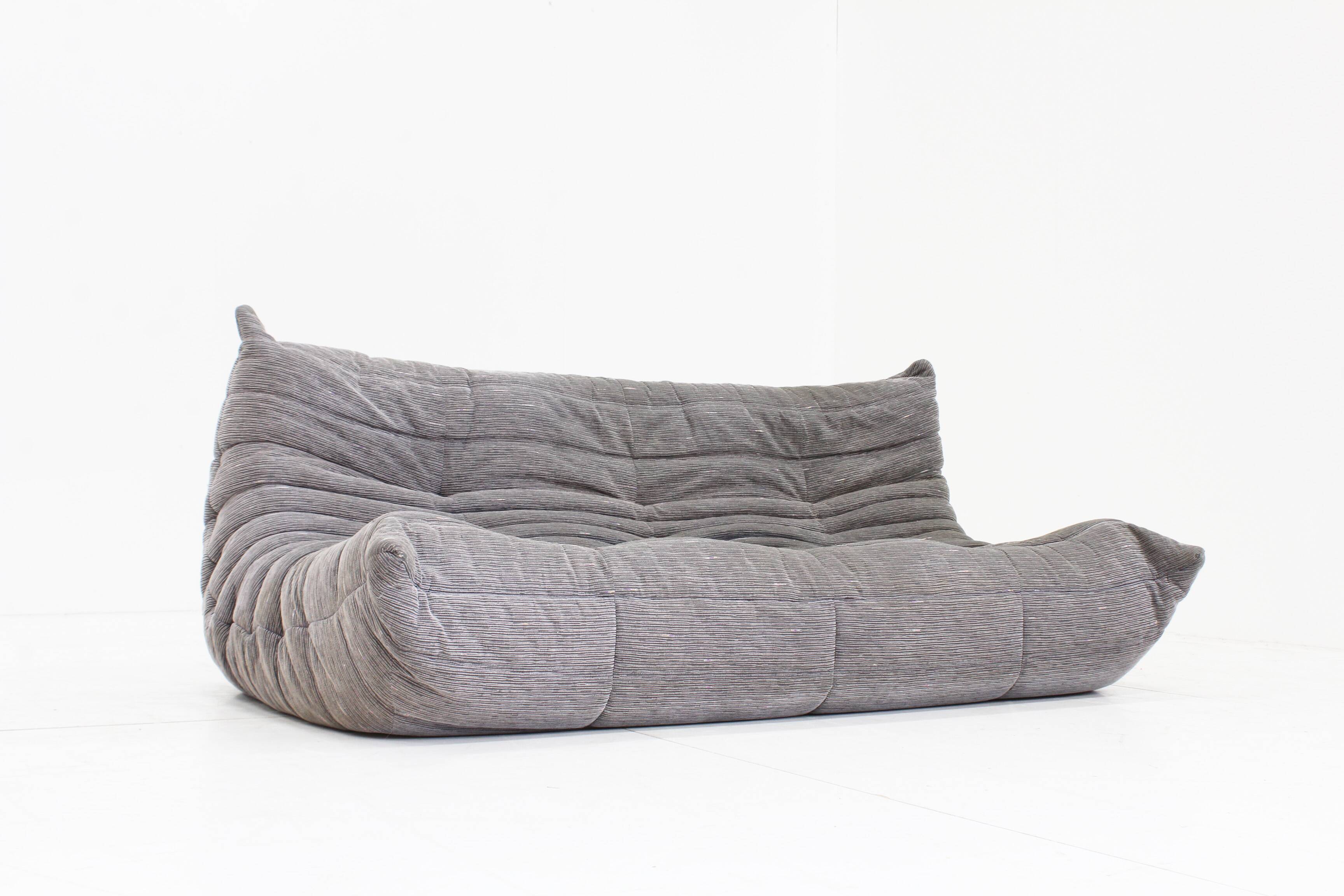 Vintage Ligne Roset Togo 3 seater sofa by Michel Ducaroy