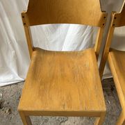 Lot de 3 chaises Rainer Schell pour Schlapp Möbel — années 70