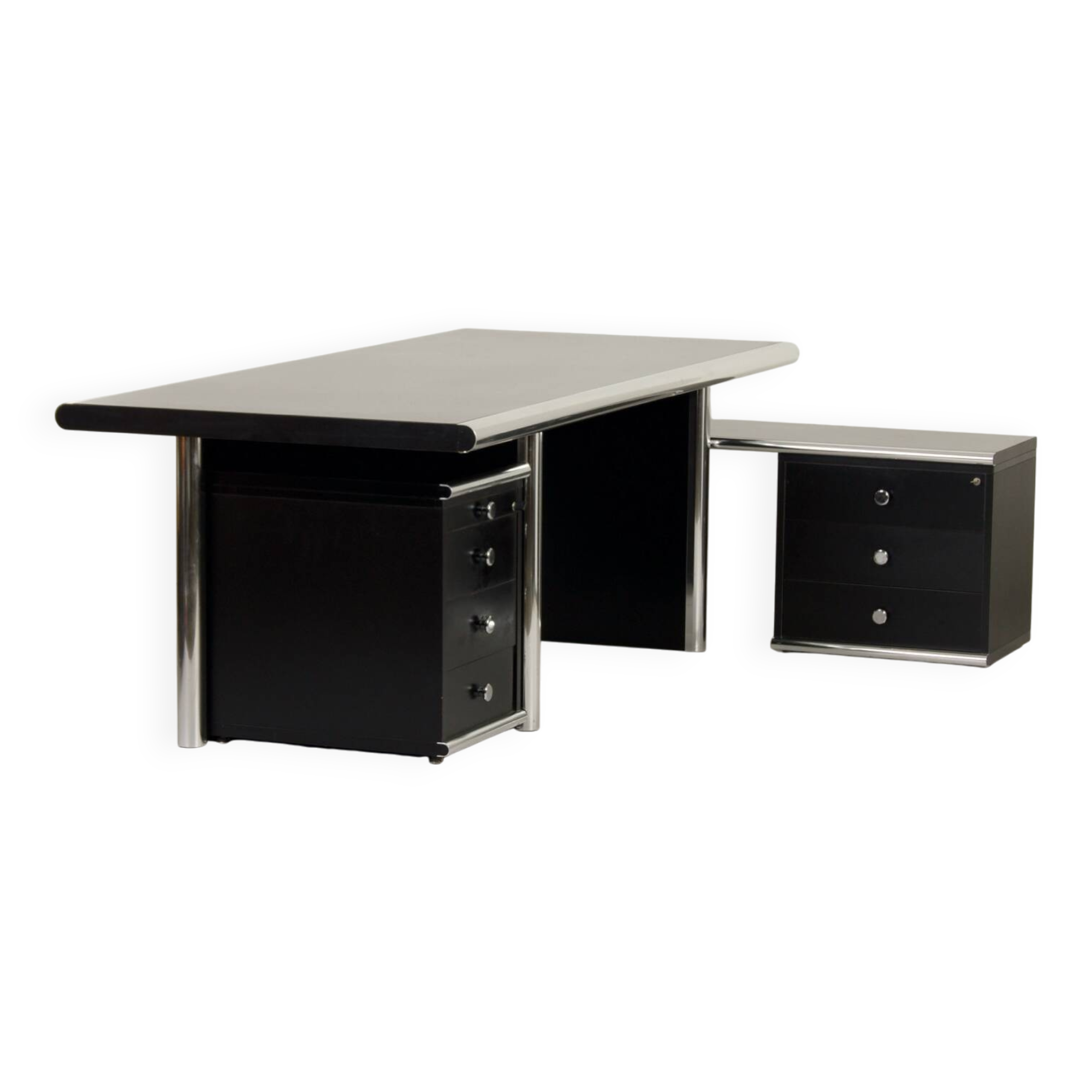 Executive desk ‘big’ by g. faleschini for i4 mariani italy, 2000s | 5-piece