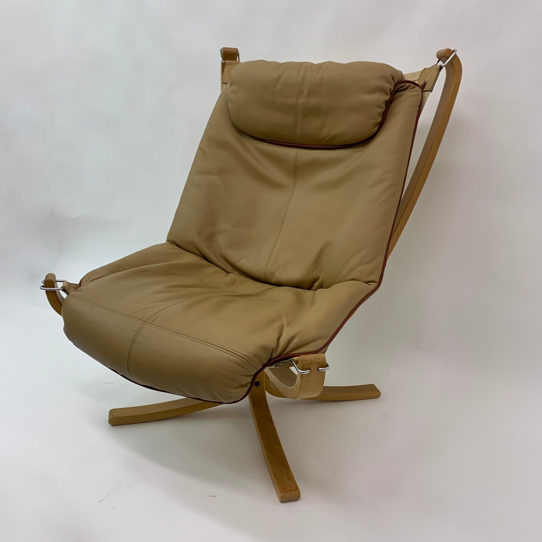 Falcon leather armchair by Sigurd Ressel for Vatne Møbler 1970s