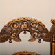 Pair Antique Yorkshire Back Stools / Side Chairs solid Oak, England 18th Ce