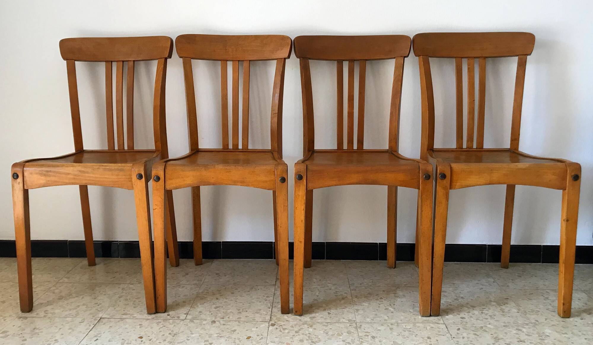 Vintage Stella bistro chairs from the 50s