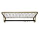 Gold-plated aluminum coat rack and cloakroom, 1960-70