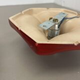Set of Two SPACE AGE Ceramic Fat Lava Wall Lights by Hustadt Lights Germany
