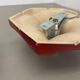 Set of Two SPACE AGE Ceramic Fat Lava Wall Lights by Hustadt Lights Germany