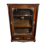Small Napoleon III Period Showcase In Marquetry.