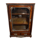Small Napoleon III Period Showcase In Marquetry.