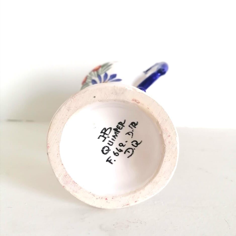Soliflore in earthenware Henriot Quimper