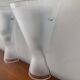 Pair of wall lamps by Lucio De Majo in De Murano glass