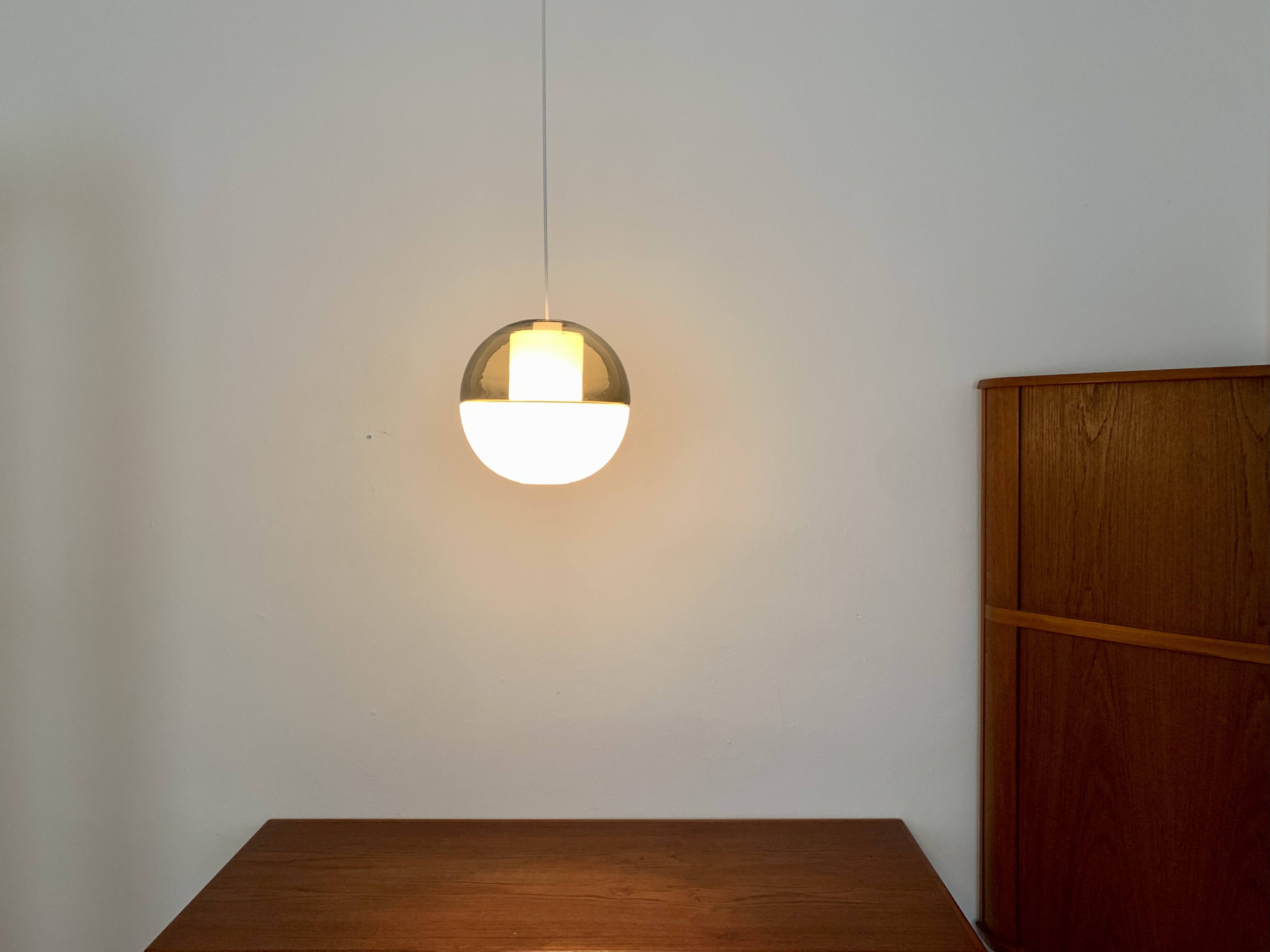 Glass Pendant Lamp by Wilhelm Wagenfeld for Peill and Putzler