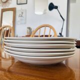 6 vintage deep plates Sarreguemines Pyroblan