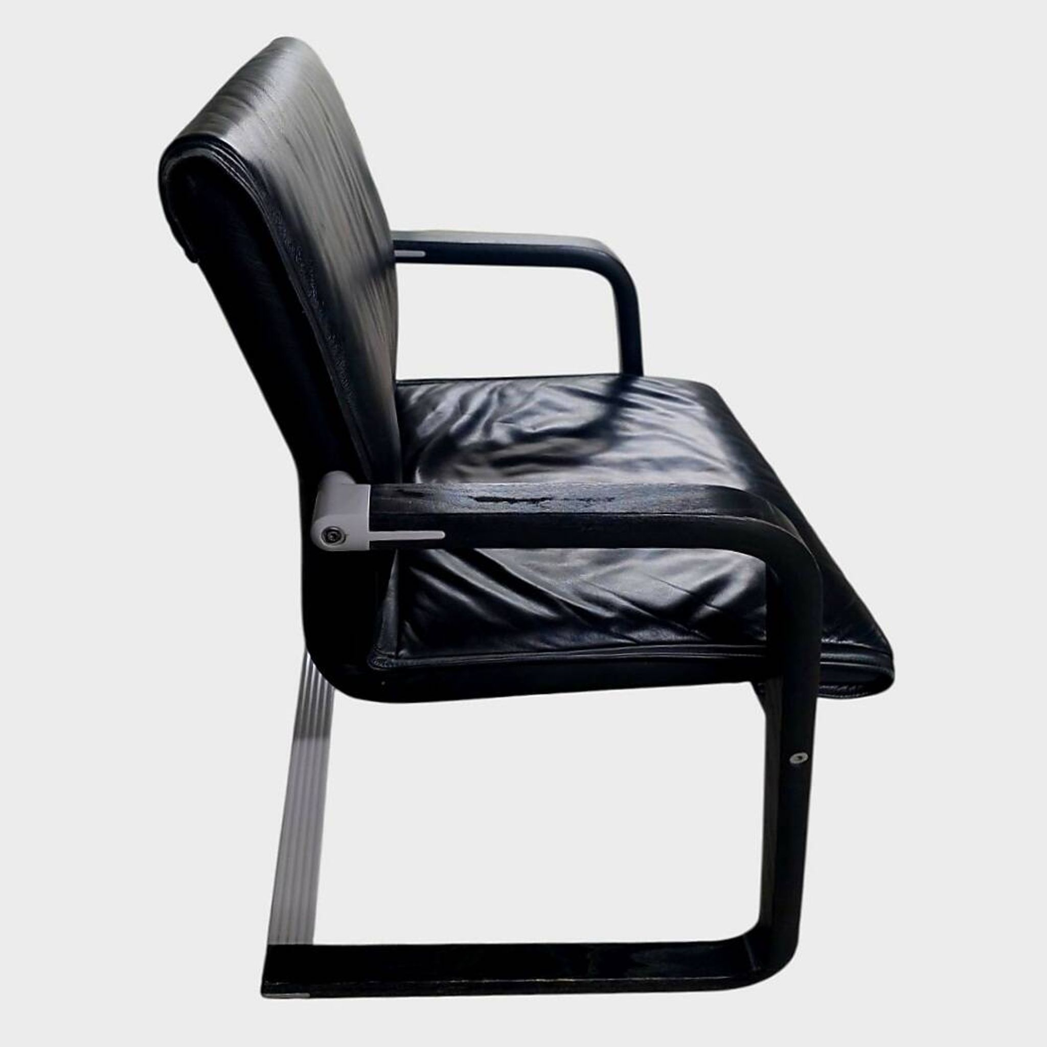 Wilkhahn Leather Office Chair - Circa 1970