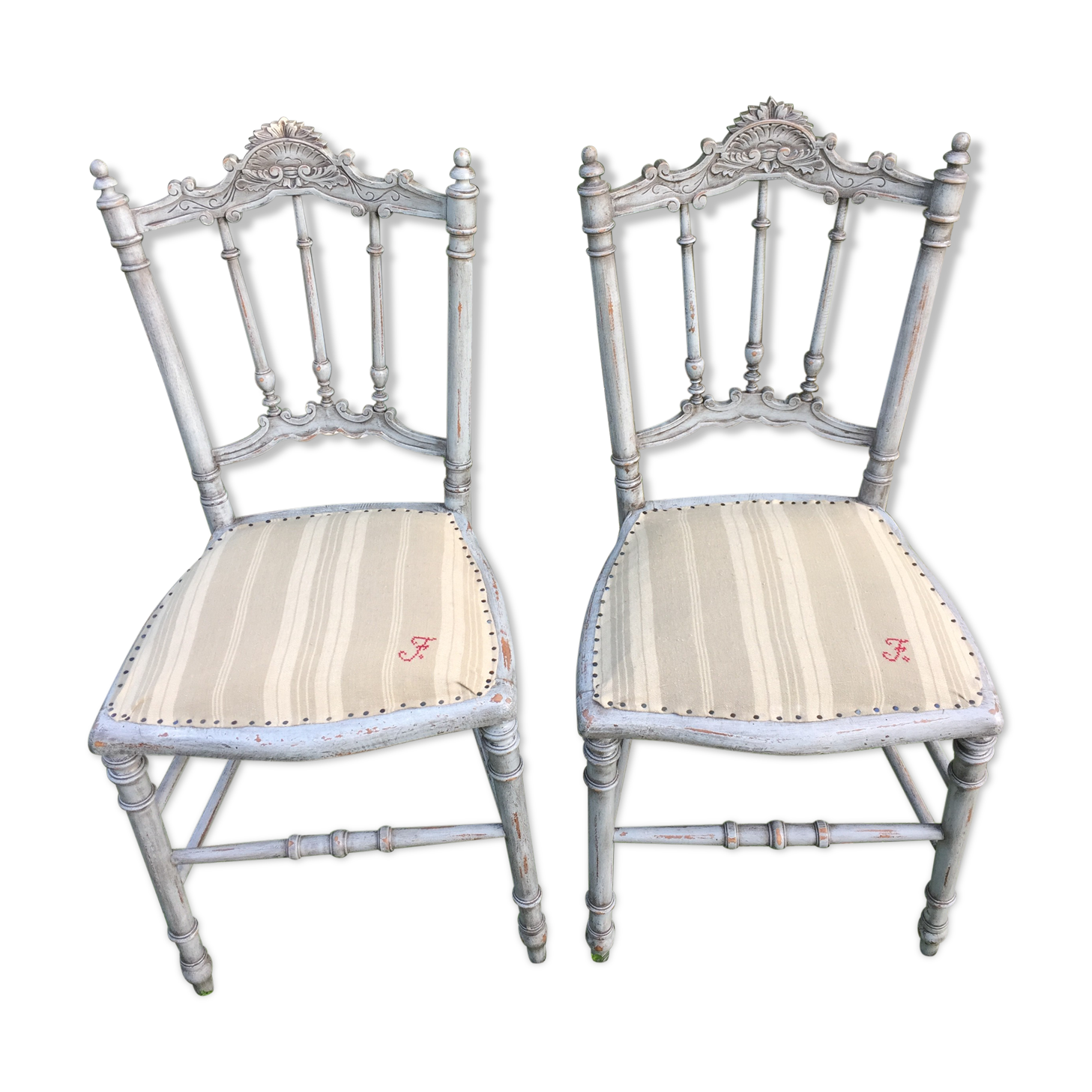 Pair of Louis XV style chairs