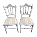 Pair of Louis XV style chairs