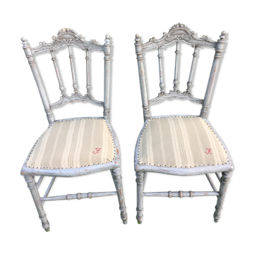 Pair of Louis XV style chairs
