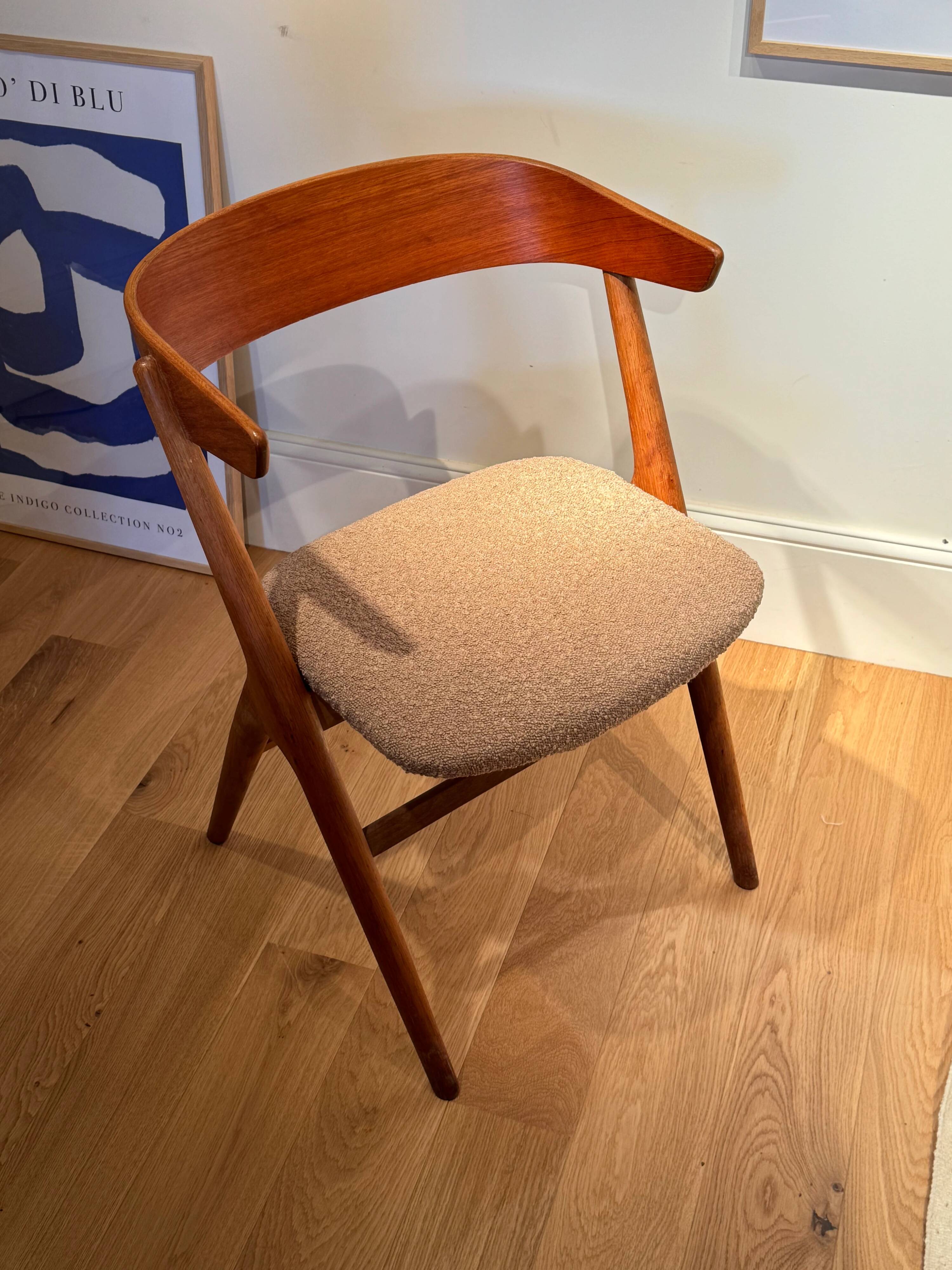 Chaise scandinave vintage Sibast n9