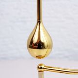 Brass pendulum candle holder