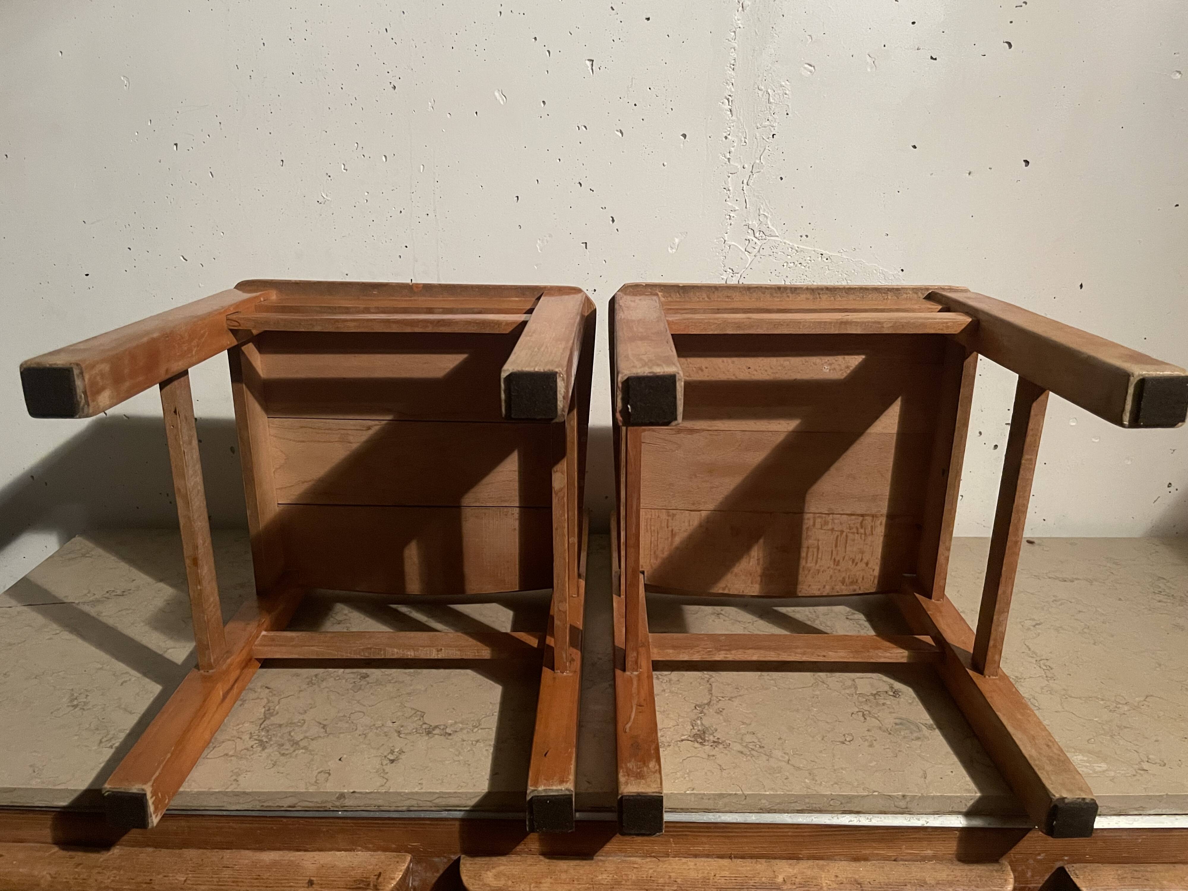 Pair of children's chairs from the 1950s