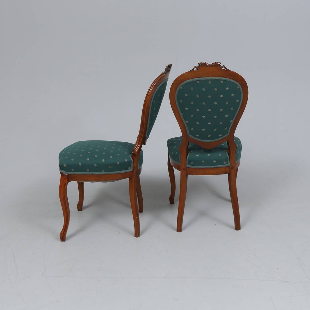 Pair of Neo-Rococo Chairs — Late 19th Century — Classic Salon Elegance