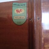 Armoire en bois palissandre laquée marqueterie