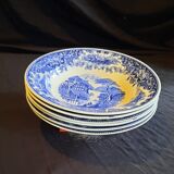 6 assiettes creuses Faience Hollandaise