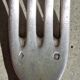 Fourchette en argent massif Henri Soufflot