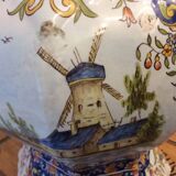 Desvres earthenware vase