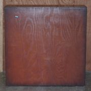 Pair of open dwarf bookshelves in mahogany by Shaws of London.
