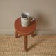 Vintage stoneware pitcher vase with handle Scandinavian country decoration handcrafted ceramic