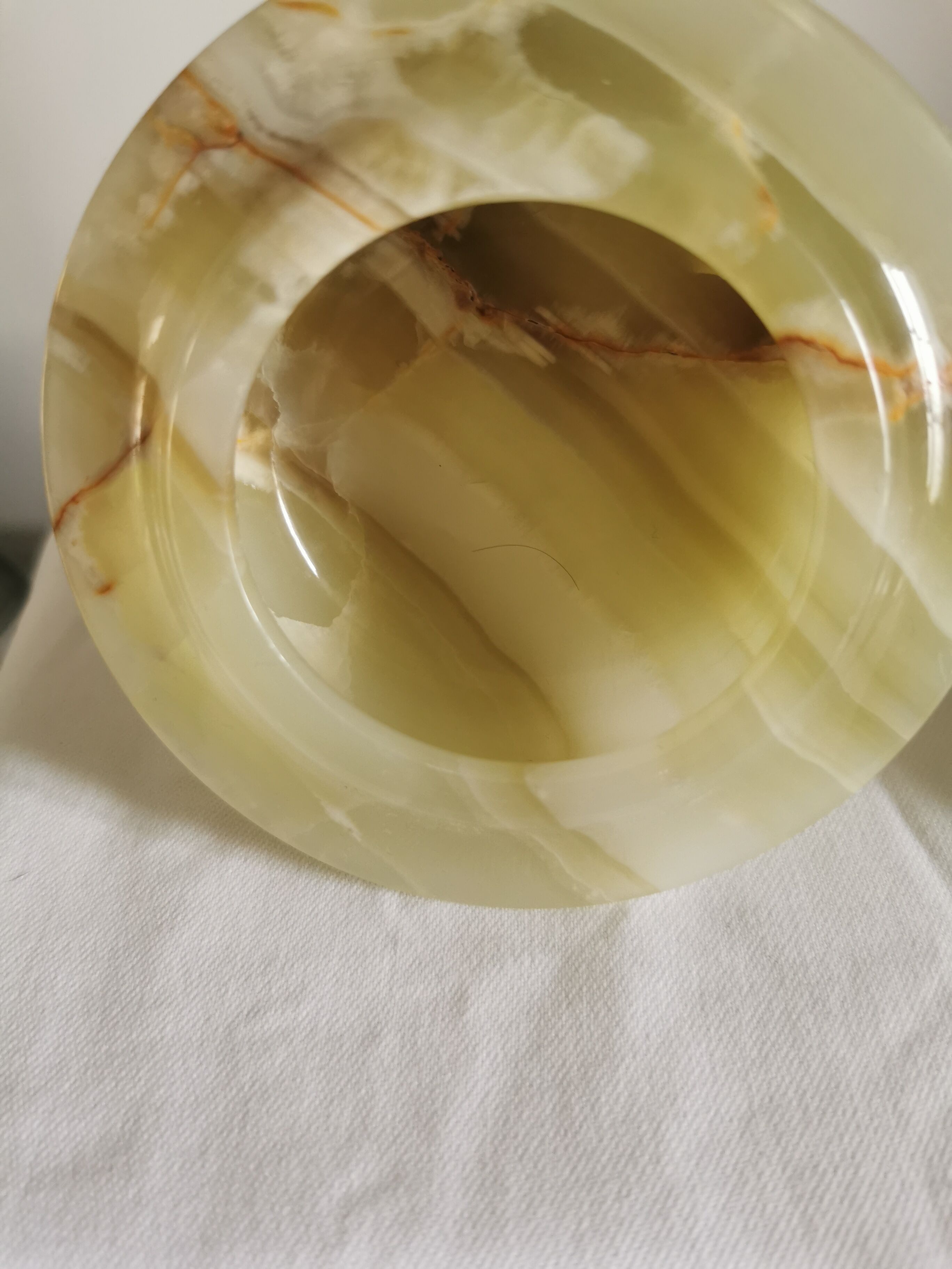 Marble candy box with lid