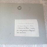 Old lithograph Biarritz