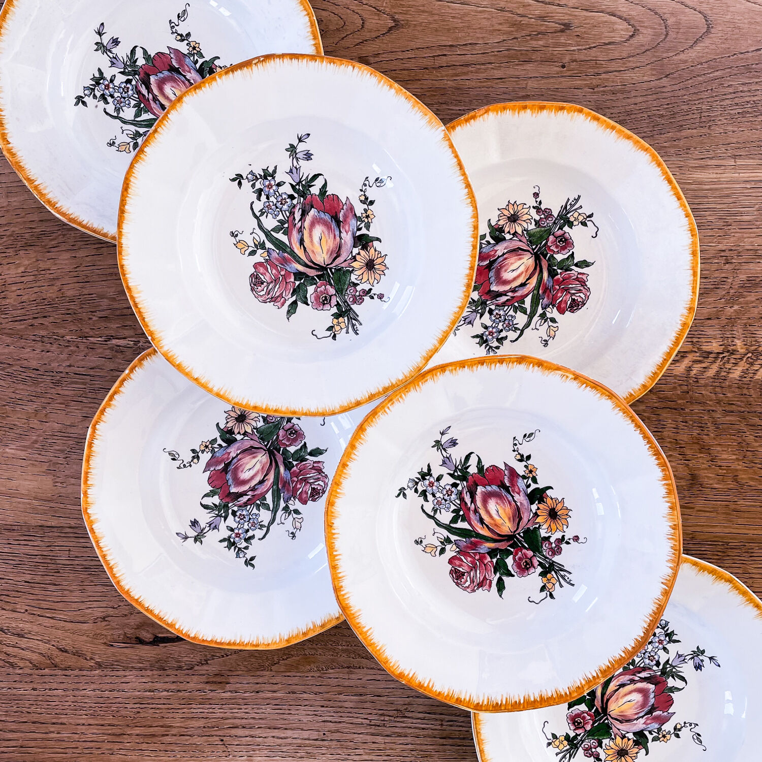 Service of 6 hollows Sarreguemines