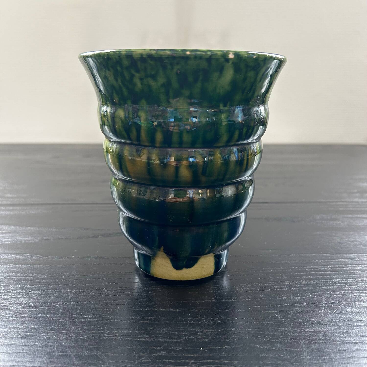 Green Vallauris vase