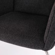 Wingchair – Hans J. Wegner – Model CH445 – Carl Hansen & Søn – Grey Hallingdal – With Footstool
