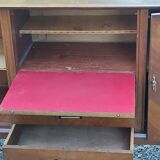 Vintage gold oak row feet compass from the 50s