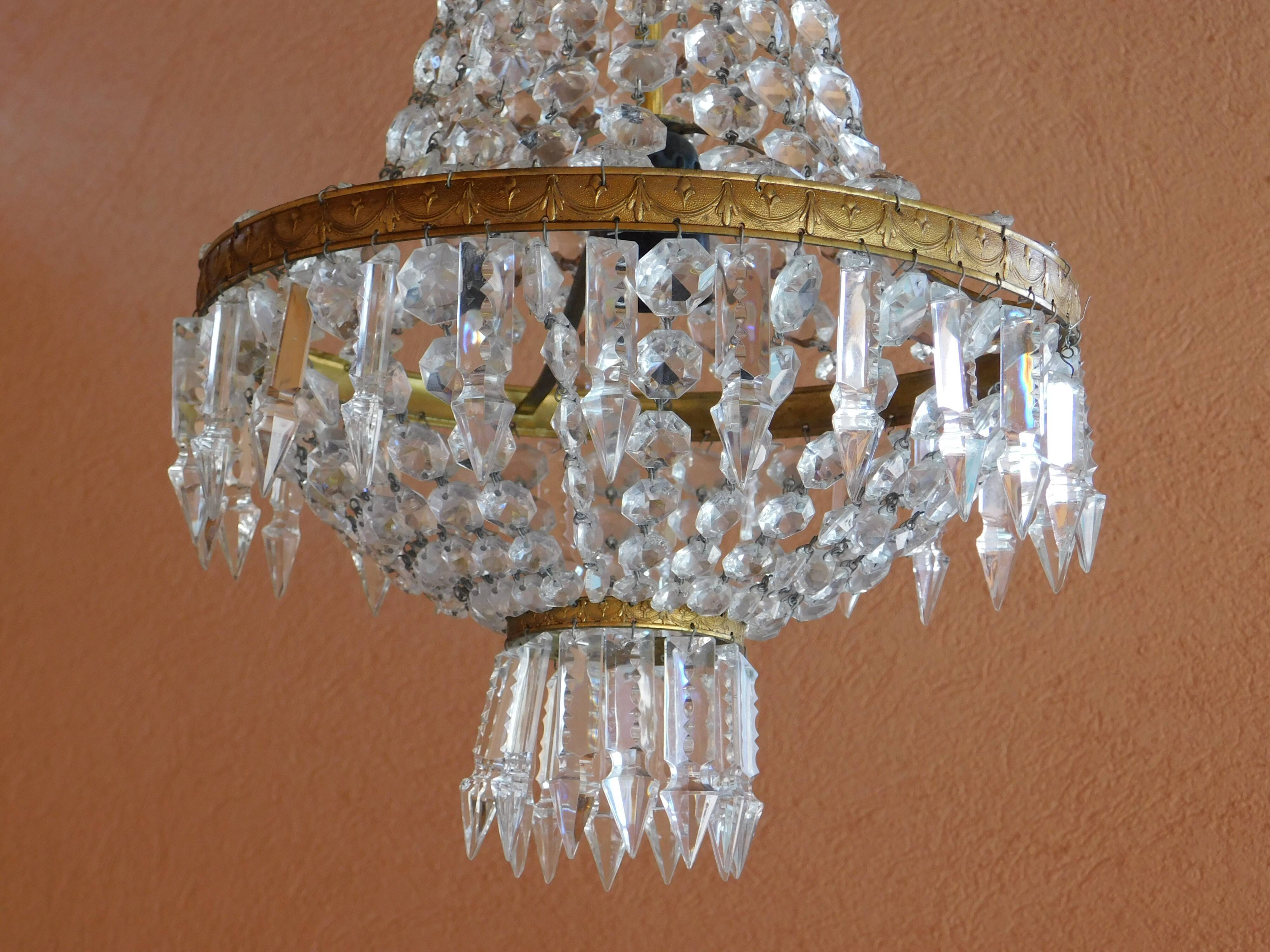 Balloon chandelier tassels ø 30 cm