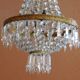 Lustre montgolfière pampilles ø 30 cm